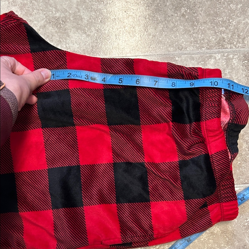 Cozy Red and Black Plaid Women’s Pajama Set XL 16-18 - Picture 8 of 9